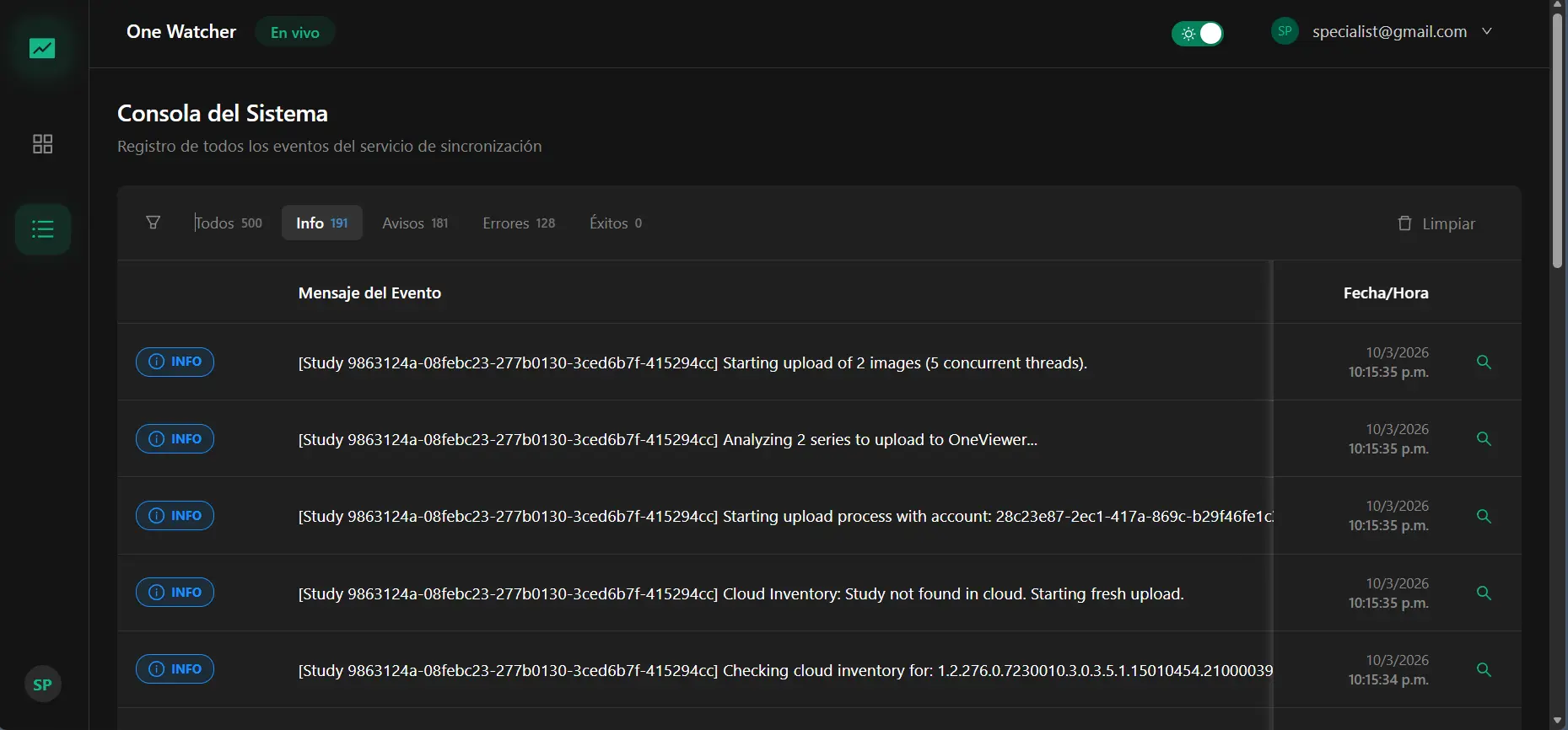 Sincronización Automatizada